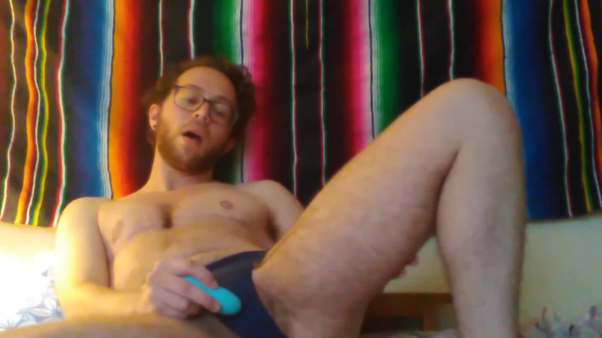 trans man with pussy vibrator